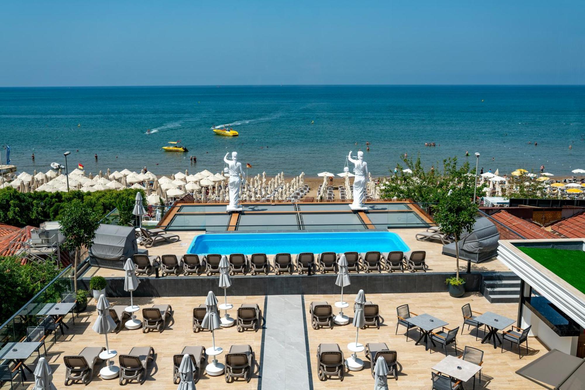 Simus Beach Hotel Side Exterior foto