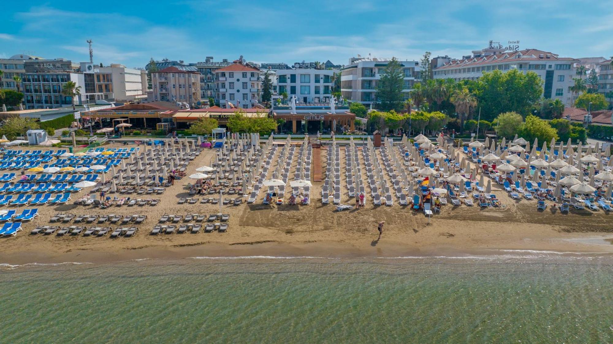 Simus Beach Hotel Side Exterior foto