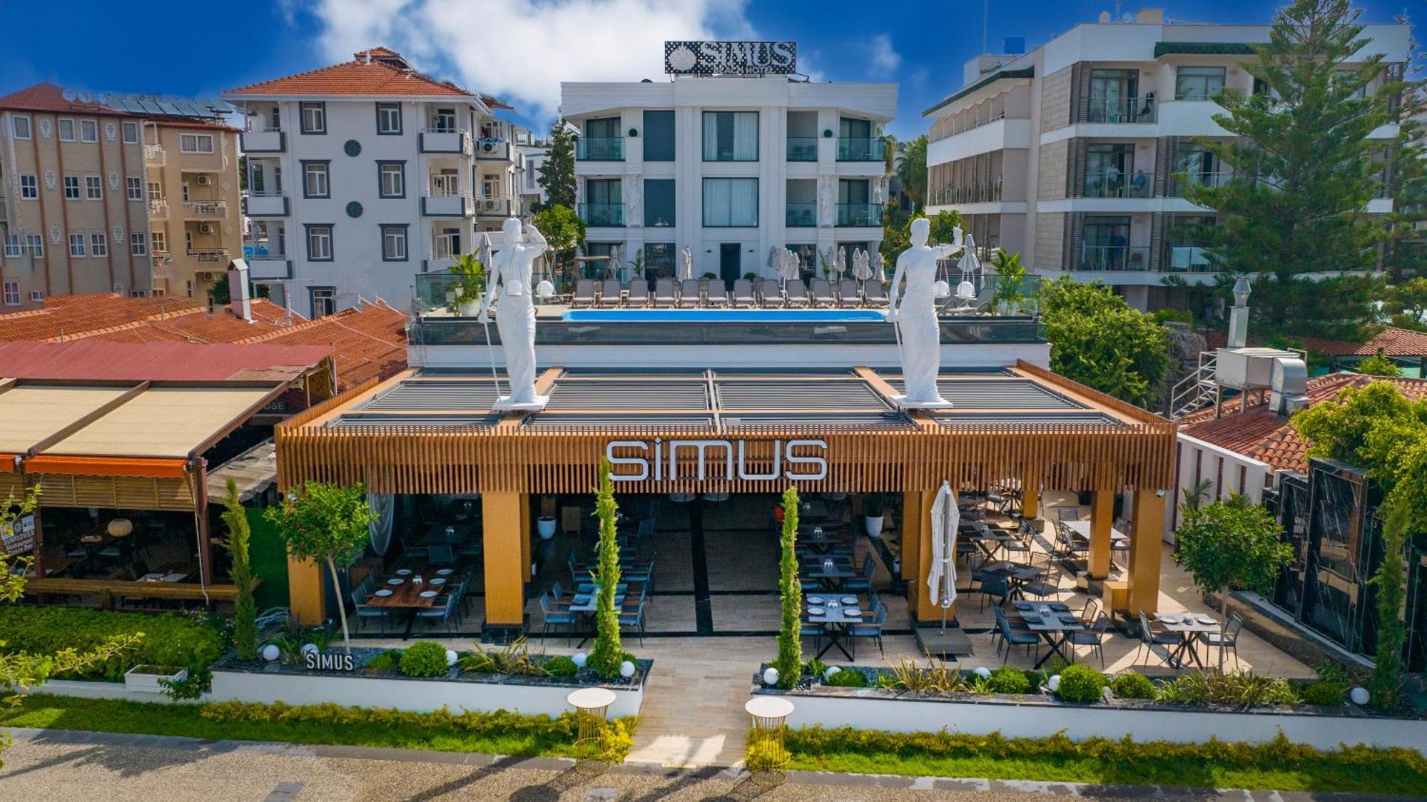 Simus Beach Hotel Side Exterior foto